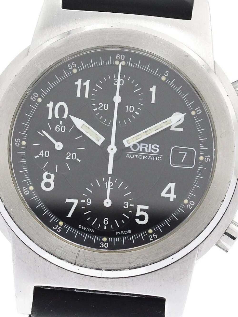ORIS Big crown 7511 Date Chronograph black Dial Automatic Men's Watch_922728